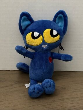 PETE the CAT KITTY Stuffed Animal Plush Doll Toy by James Dean Nursery Red Heart